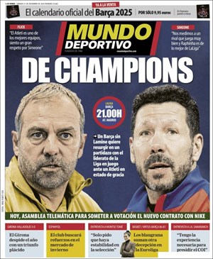 Cubierta Mundo Deportivo