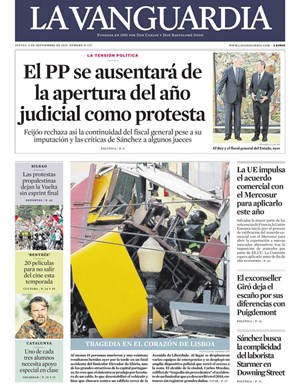 Cubierta La Vanguardia