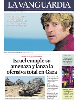 Cubierta La Vanguardia