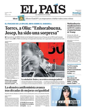 Cubierta El País