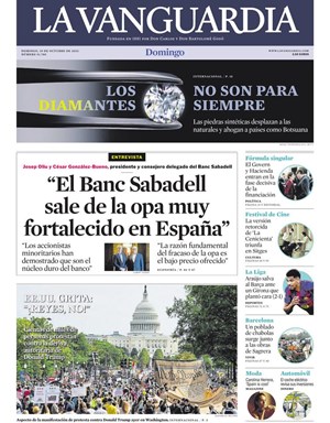 Cubierta La Vanguardia