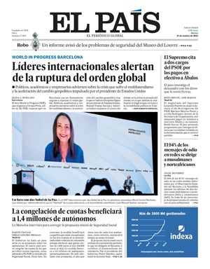 Cubierta El País
