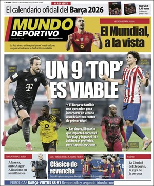 Cubierta Mundo Deportivo