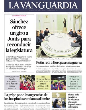 Cubierta La Vanguardia