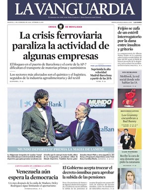 Cubierta La Vanguardia