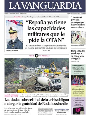 Cubierta La Vanguardia