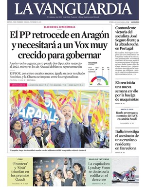 Cubierta La Vanguardia