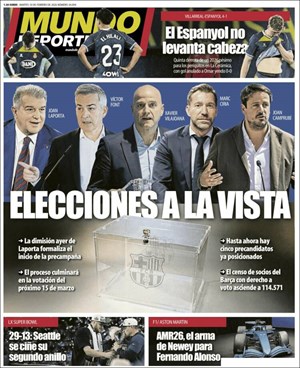 Cubierta Mundo Deportivo