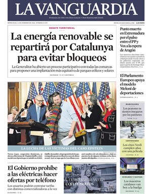 Cubierta La Vanguardia