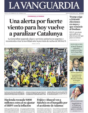 Cubierta La Vanguardia