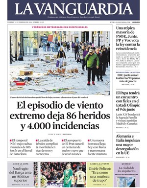 Cubierta La Vanguardia