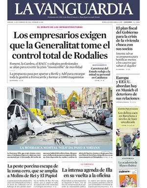 Cubierta La Vanguardia