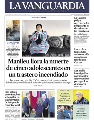 Cubierta La Vanguardia