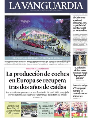 Cubierta La Vanguardia