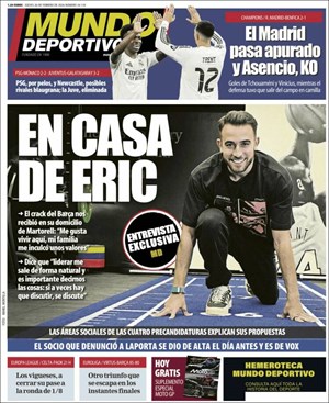 Cubierta Mundo Deportivo