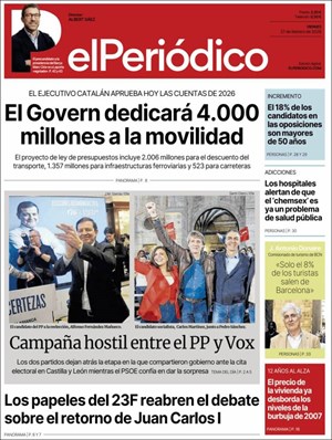 Cubierta El Periódico