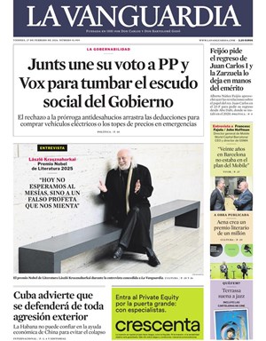 Cubierta La Vanguardia