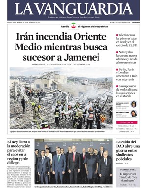 Cubierta La Vanguardia