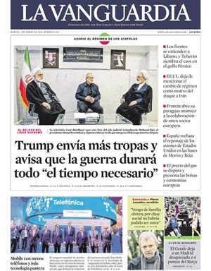 Cubierta La Vanguardia