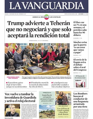 Cubierta La Vanguardia