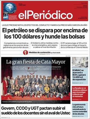 Cubierta El Periódico