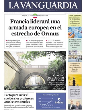 Cubierta La Vanguardia