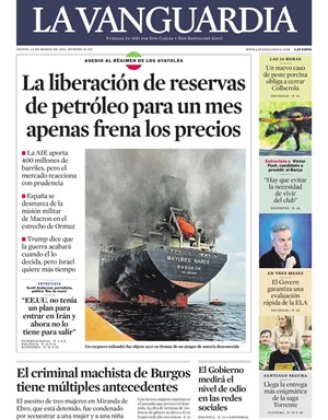Cubierta La Vanguardia