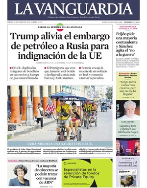 Cubierta La Vanguardia