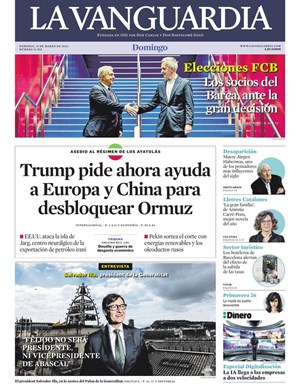 Cubierta La Vanguardia
