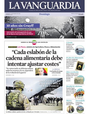 Cubierta La Vanguardia