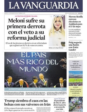 Cubierta La Vanguardia