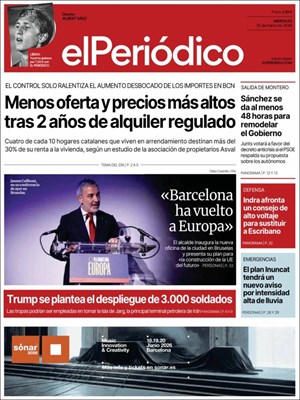 Cubierta El Periódico