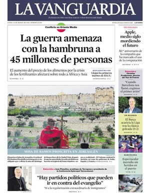 Cubierta La Vanguardia