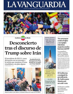 Cubierta La Vanguardia