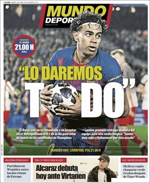 Cubierta Mundo Deportivo
