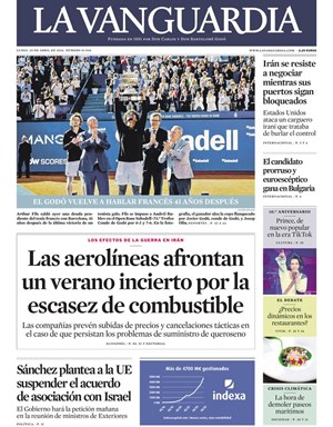 Cubierta La Vanguardia