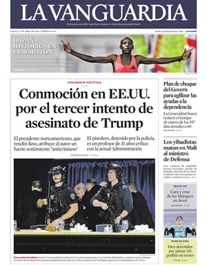 Cubierta La Vanguardia
