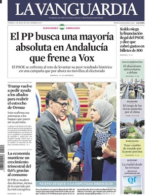 Cubierta La Vanguardia