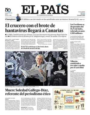 Cubierta El País