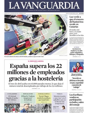Cubierta La Vanguardia
