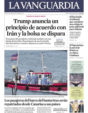 Cubierta La Vanguardia