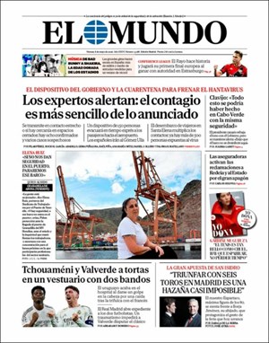 Cubierta El Mundo