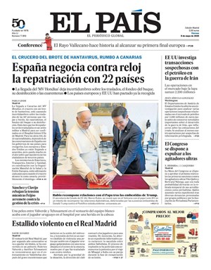 Cubierta El País