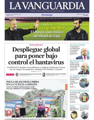 Cubierta La Vanguardia
