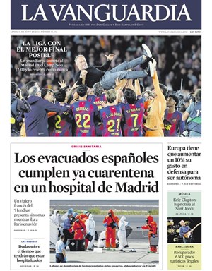 Cubierta La Vanguardia