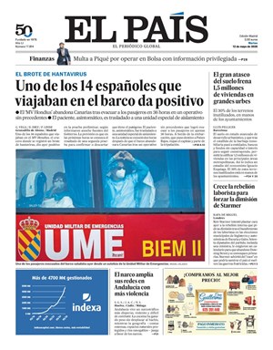 Cubierta El País