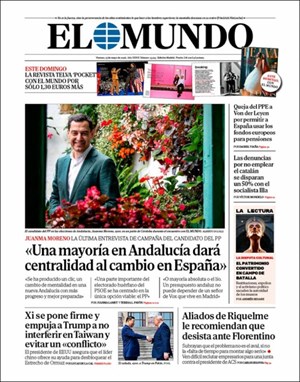 Cubierta El Mundo
