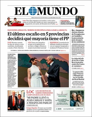Cubierta El Mundo