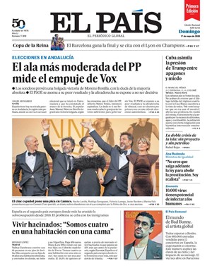 Cubierta El País