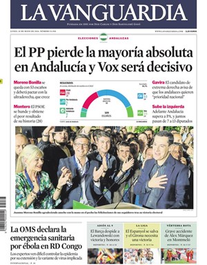 Cubierta La Vanguardia